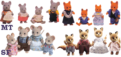 calico critters wolf family