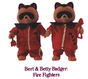 Bert and Betty Badger: Fire Fighters