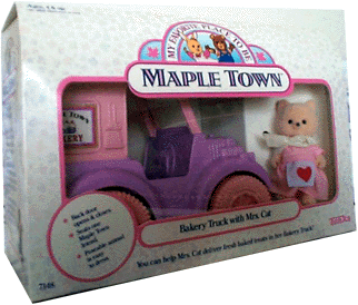 Mrs. Cat with truck in box